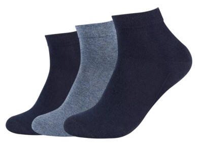 Camano CA - Soft Quarter Kurzsocken 1/4 Schaft Weichbund Socken Druckfrei Unisex