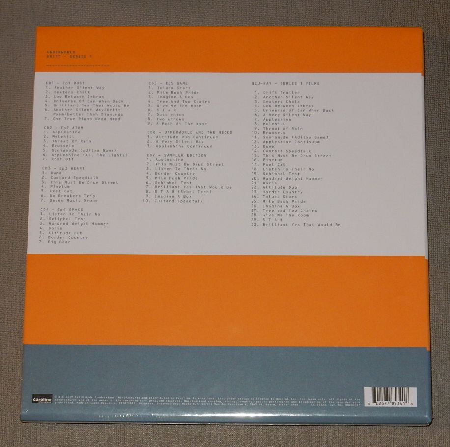 Underworld Drift Series 1 2019 EU Ltd 7CD Bru-Ray Box Set Underworld Drift Series 1 2019 EU Ltd 7CD Bru-Ray Box Set