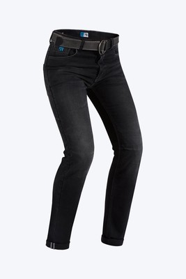PMJ Caferacer Motorradjeans black washed mit Protektoren & TWARON  Größe wählbar