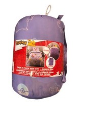 Pok mon Girl Anime 4 Piece Twin Reversible Comforter Set  Pikachu Pillow Buddy