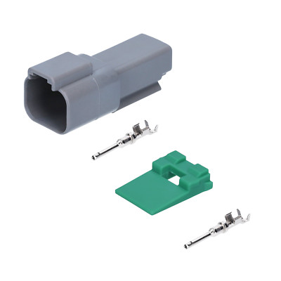 Kalitec KALI-1202-P DEUTSCH DT Steckverbinder Stift Set 2 polig IP68 für KFZ 24V