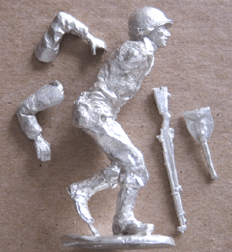 Valiant Miniatures Kit# 9782 - US Army Ranger WWII - 1943 - 54mm - Picture 2 of 2