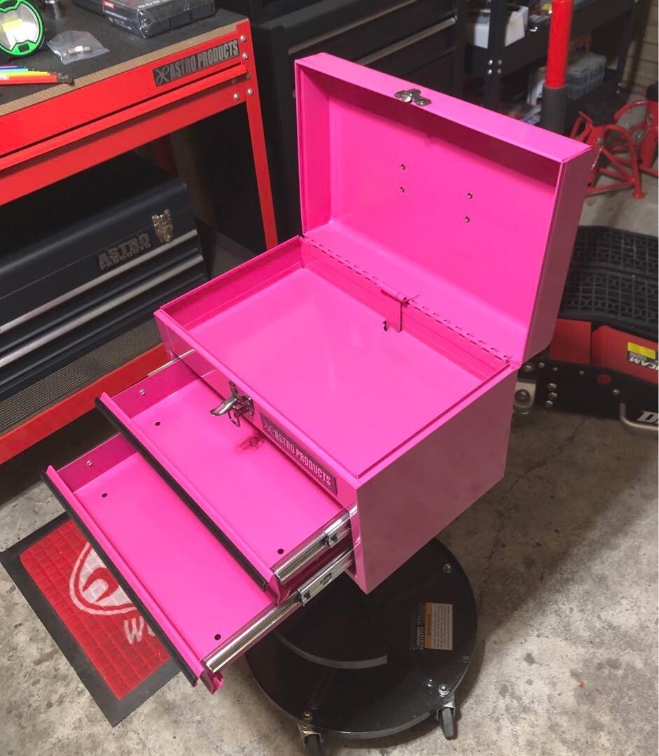 ASTRO PRODUCTS Compact Tool Box Pink Limited Color NEW Japan