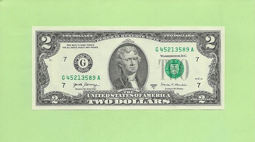 2017A ..UNCIRC $2  G 4521 3589 A .... 2017A $2  G-A    NICE NOTE      FRN - Picture 1 of 2