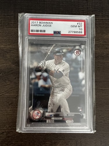 2017 Bowman Aaron Judge Rookie Card RC 32 PSA 10 New York Yankees GEM 