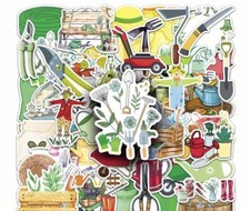 10 Random Gardening Themed Stickers