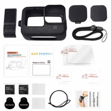 Accessories Kit for GoPro Hero 11 10 9 Black Silicone Sleeve Protective Case
