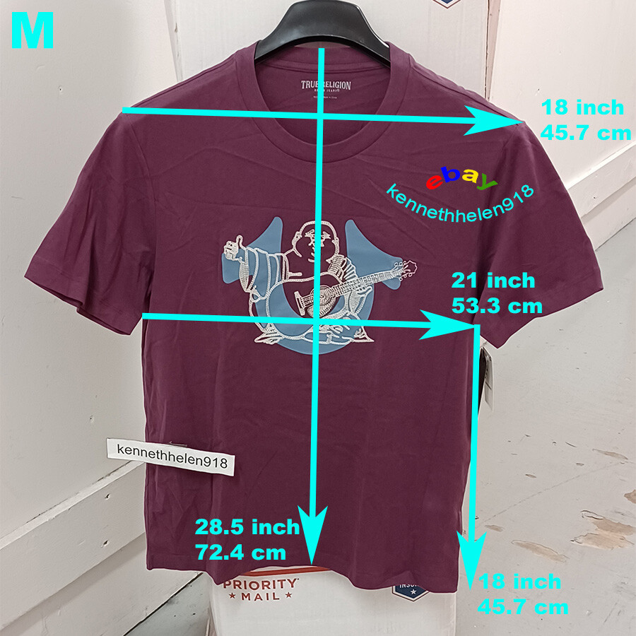 white and purple true religion shirt