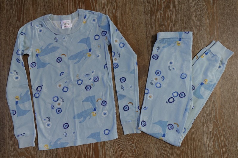 Hanna Andersson Girls Disney FROZEN Elsa Pajama Size 140/US 10 EUC
