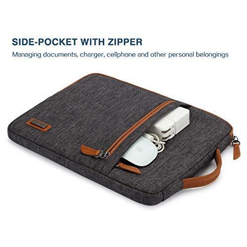 17.3 Inch Laptop Sleeve Case Water Resistant Notebook Bag with Handle for 17.... - Bild 3 von 7