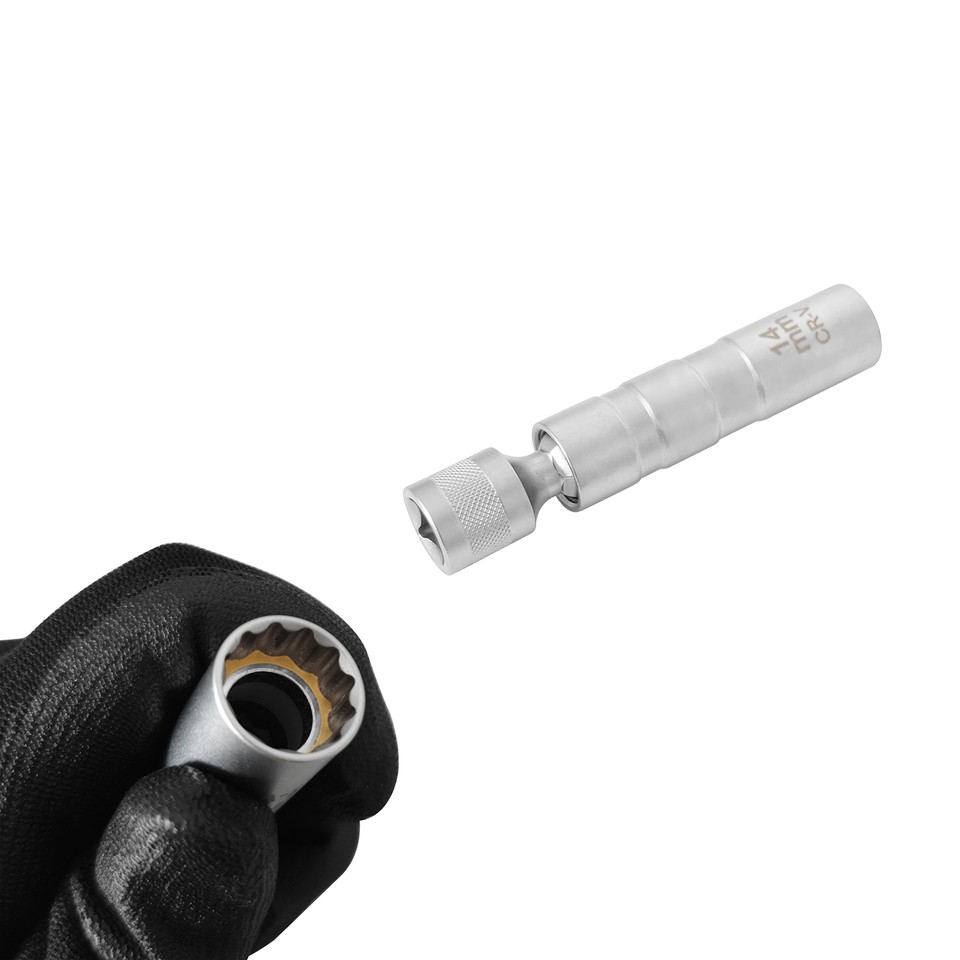 14mm Thin Wall Spark Socket Drive 12Point Spark Sockets J7F4 eBay