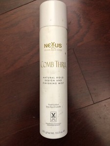 Nexxus Comb Thru Natural Hold Design & Finishing Mist Hair Spray 10 Oz
