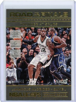 2016-17 NBA Hoops LaMarcus Aldridge Spurs Road To Finals 2nd Round Game 1 #/999