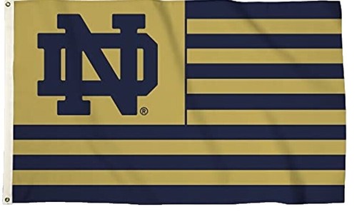 BANDIERA Notre Dame 3x5 Combattimento Calcio Irlandese Nuovo - Foto 3