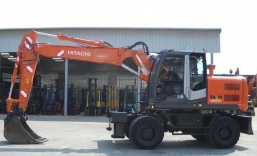 Hitachi ZX 140 W 3 adhesive decals, Complete kit | eBay