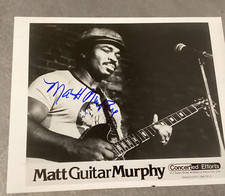 MATT GUITAR MURPHY Signed Photo Autographed Promo Blues 8x10 Blues Brothers