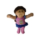 Vintage 1990 Hasbro Cabbage Patch Kid Ballerina, Brown Hair W/ Green Eyes, Clean