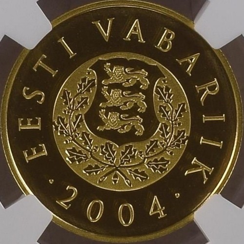 ESTONIA. 2004, 100 Krooni, Gold - NGC PF69 - Olympic Games, RARE - Picture 7 of 8