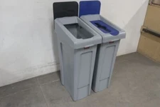 Rubbermaid Commercial Products 2007914 46 Gal Total Cap Recycling Station