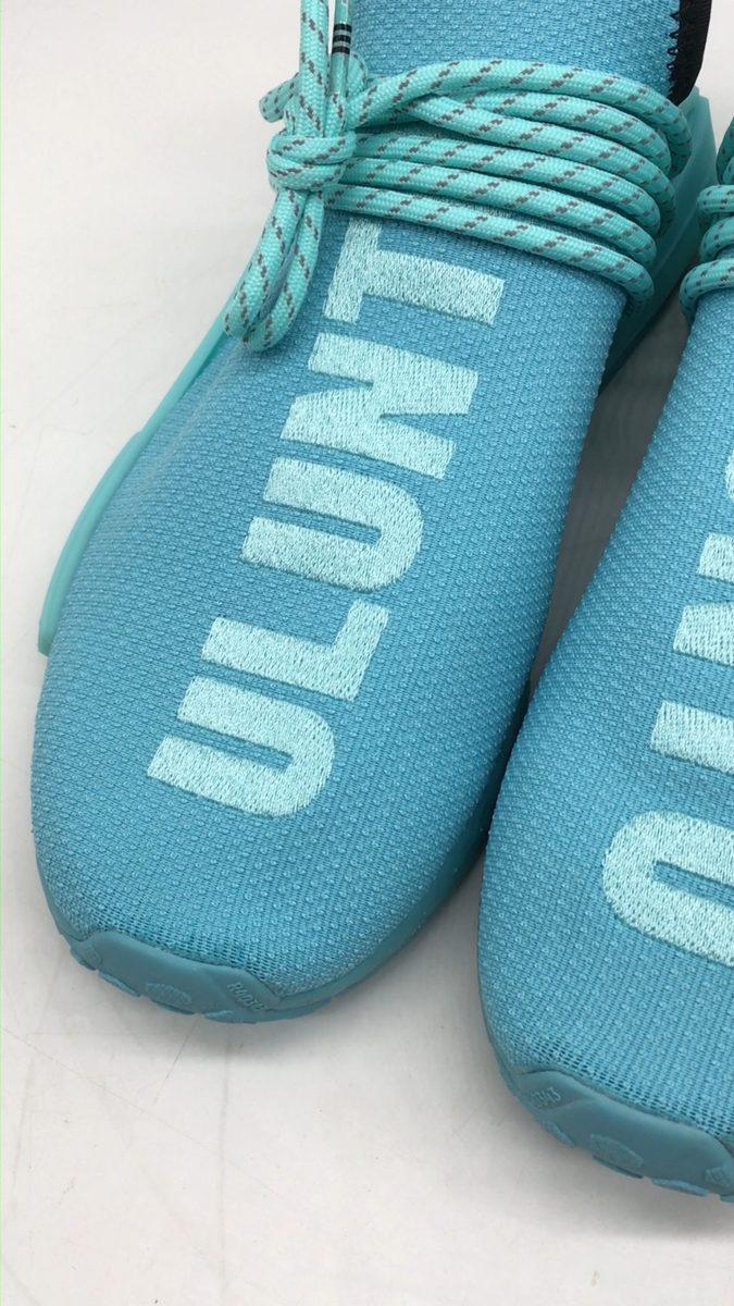 スニーカー adidas NMD Hu Pharrell Williams Clear Aqua GY0094 New adidas NMD Hu Pharrell Williams Clear Aqua GY0094 Size