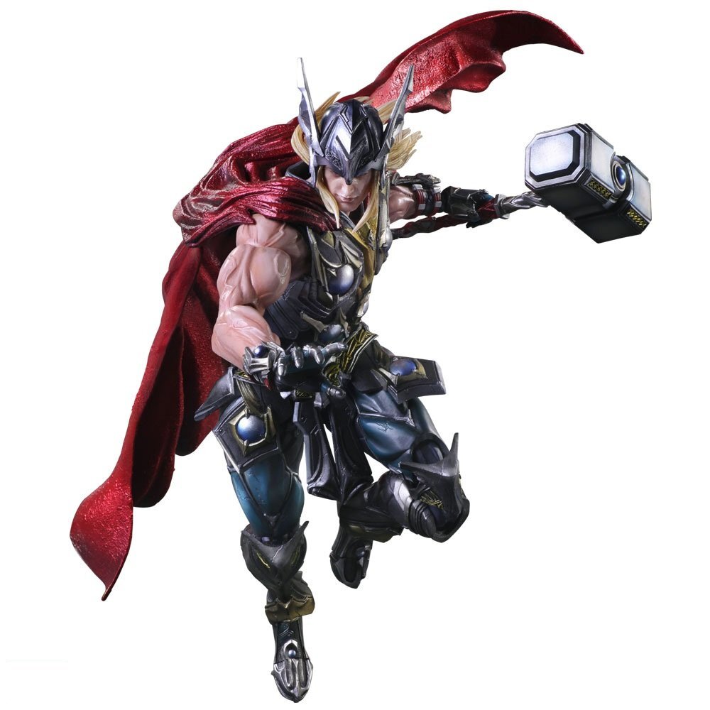 Play Arts Kai Thor Action Figure Mighty Thor Marvel Universe