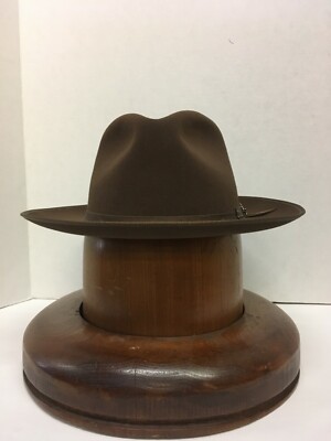 Stetson® Stratoliner Fedora Walnut Felt Hat With Free Hat