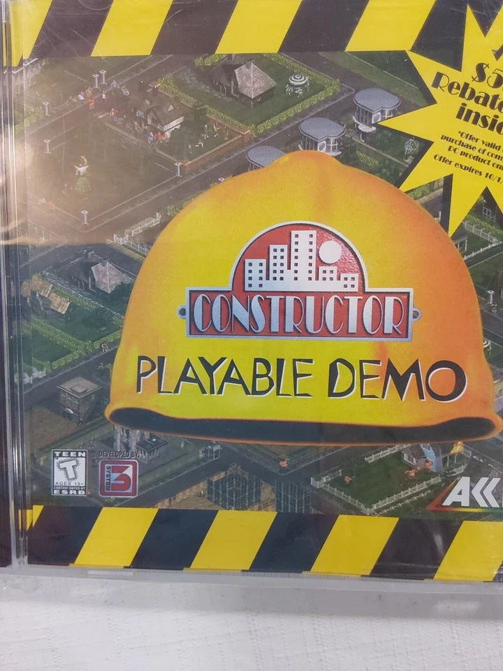 Aklaim Constructor Playable Demo PC With Four Demo Games On It - Image 2 of 4