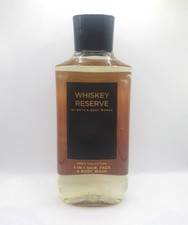 BATH AND BODY WORKS WHISKEY RESERVE 3-IN-1 HAIR  BODY WASH FOR MEN 10 FL OZ