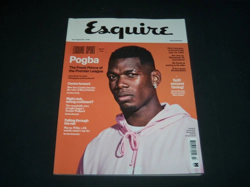 2017 JULY/AUGUST ESQUIRE UK EDITION MAGAZINE - PAUL POGBA COVER - PB 3365