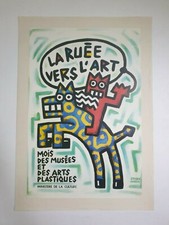 La ruée vers l'art Speedy Graphito vers 1985 Affiche Originale