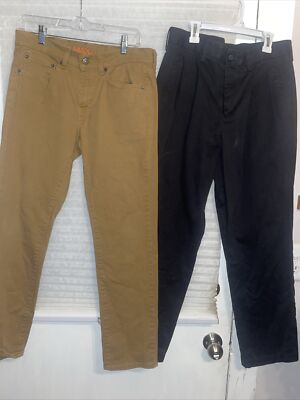 2 pair pants 1 urban pipeline MaxFlex slim & croft borrow khakis  both 30 x 30