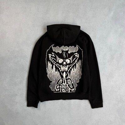 VINTAGE FADED DIR EN GRAY THE ROSE TRIMS AGAIN TOUR BAND ROCK ZIP HOODIE Sz S