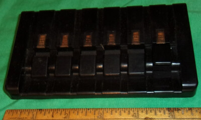 Zenith 10S669 Radio Station Preset Pushbutton Assembly/Bezel (1942