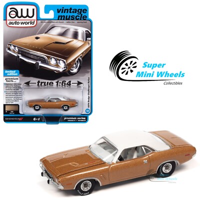Auto World 1:64 - 1974 Dodge Challenger Rallye (Gold)