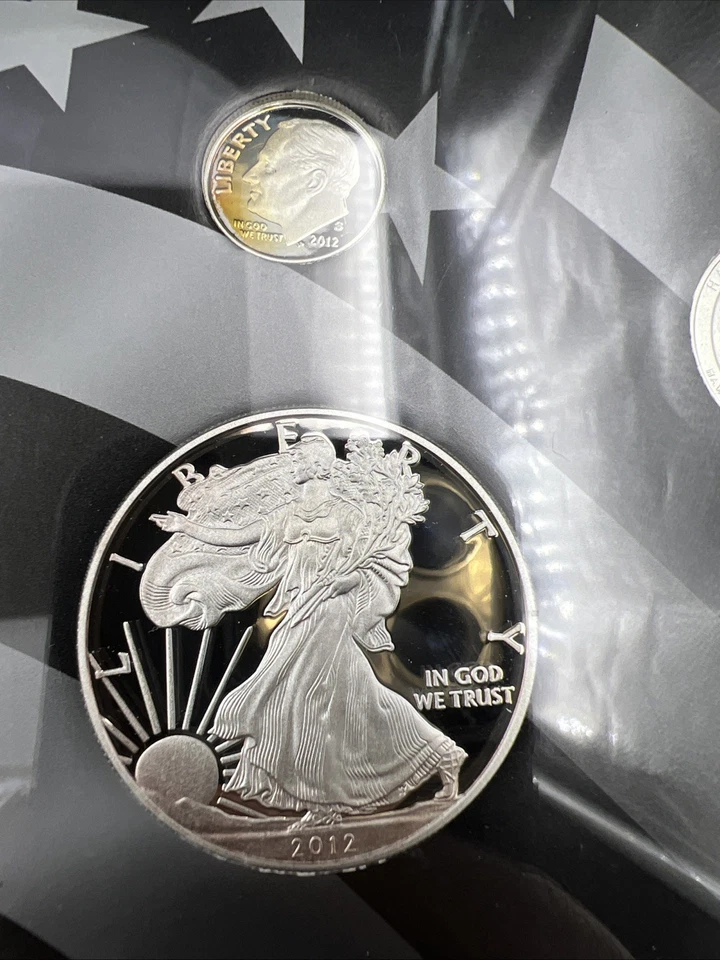 2012 8 Coin Limited Edition Silver Proof Set OGP - Image 4 of 4