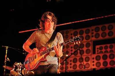 Rhythm guitarist Stone Gossard of grunge rock group Pearl Jam perf- Old Photo