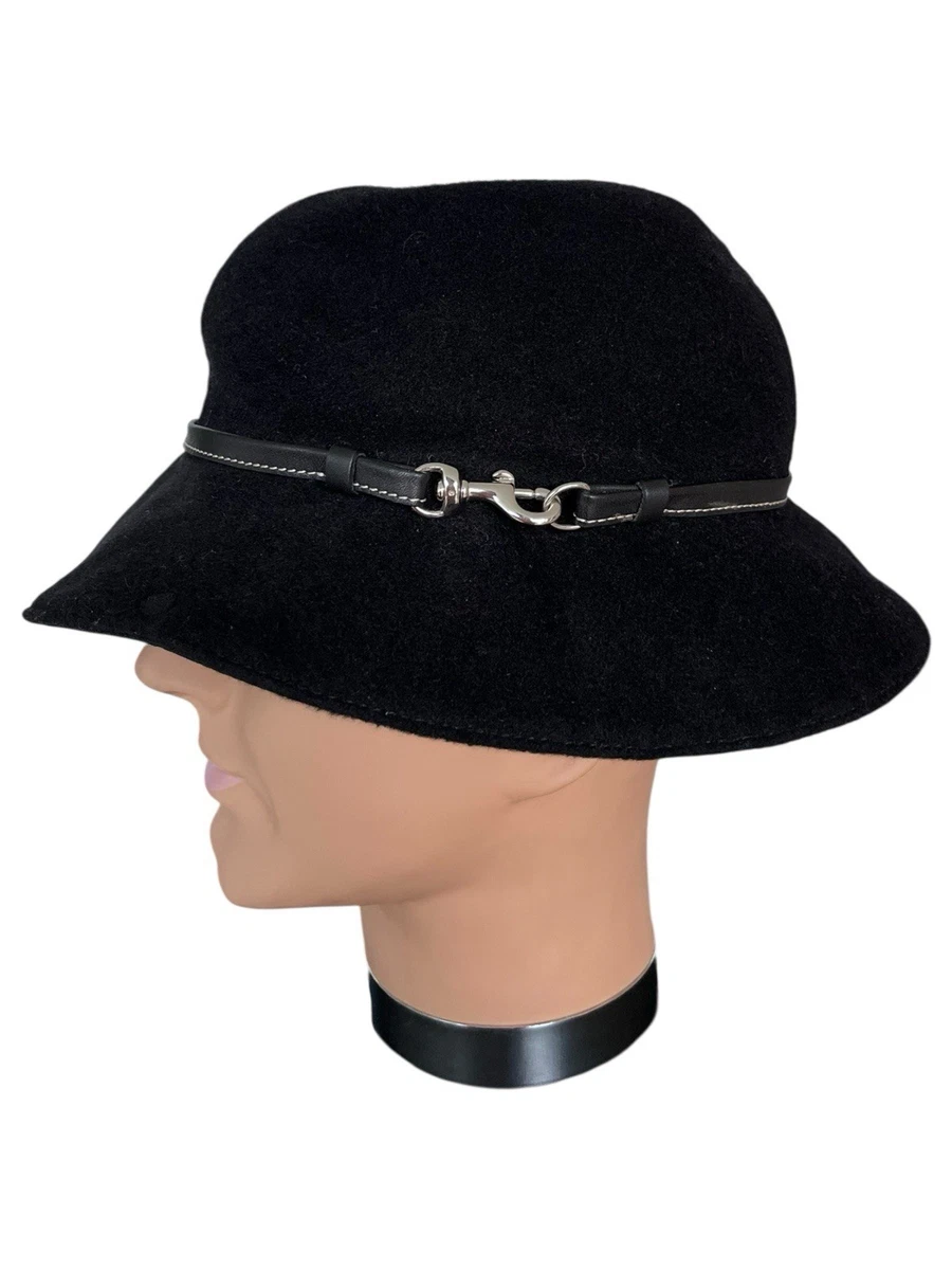 Coach Belted 100% Cotton Fedora XS/S Coach Fedora Hats for Women for sale | eBay main image 2