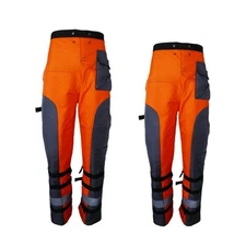 Chainsaw Pants for Workers with Adjustable Belt And Technical Wrap
