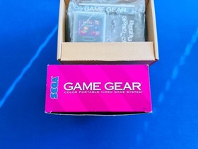 Sega Game Gear Console SUPER COLUMNS BUNDLE VARIANT  CIB Complete + Protector !