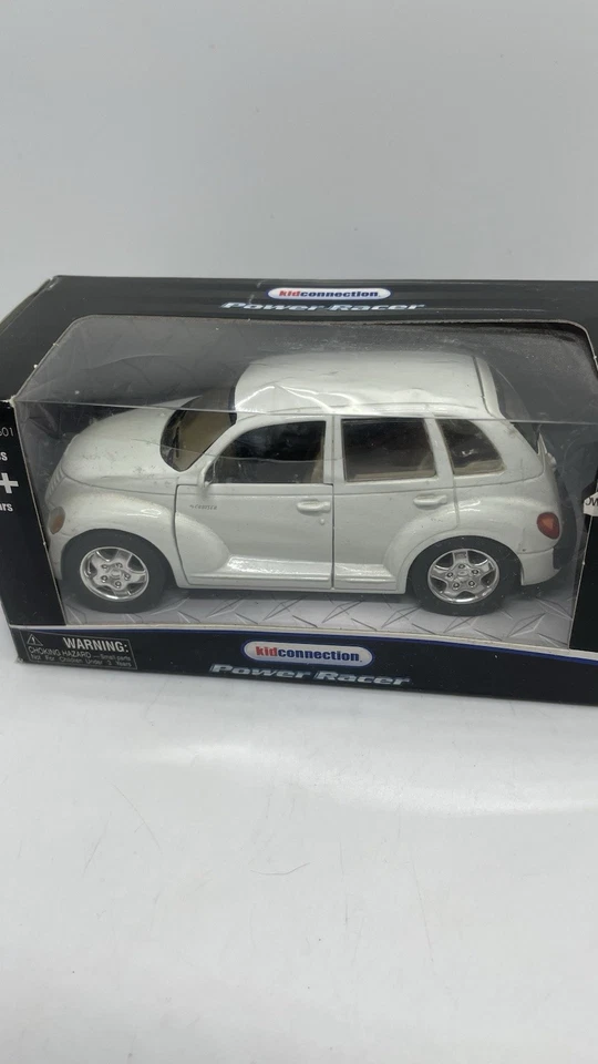 Kid Connection Power Racer PT Cruiser blanco fundido a presión Foto 3 de 4