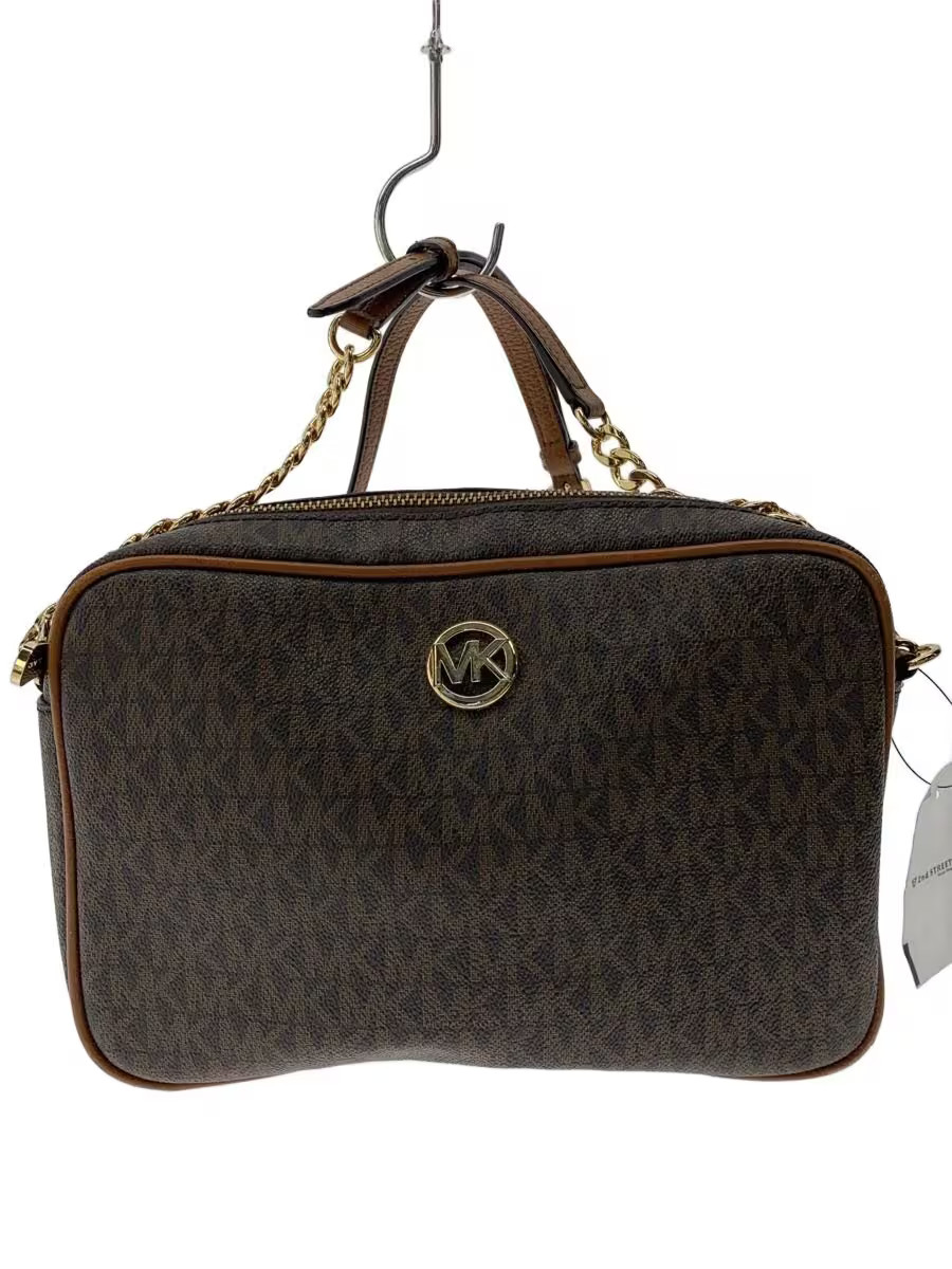 MICHAEL KORS Shoulder Bag PVC Brown Monogram 35H8GFTC7B