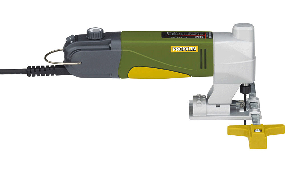 Scie sauteuse Proxxon STS/E 100W pour éviter les éclats