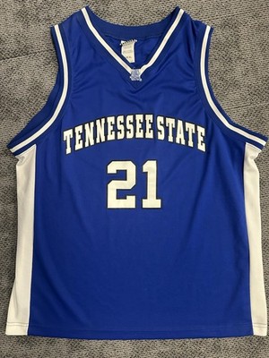 Y2K Tennessee State Tigers #21 Basketball Jersey XL Blue NCAA Foot Locker