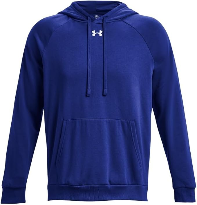 Under Armour Mens UA Rival Fleece Hoodie Royal Blue 1379757-400 9690₽