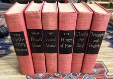 The Second World War Winston Churchill Book Set Houghton Mifflin First Edition