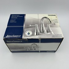 NIB Aquasource 2 - Handle Bathroom Chrome Finish Faucet 0332840 New