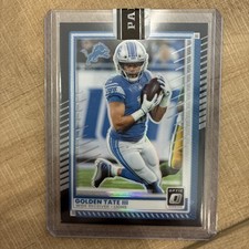 2025 Panini Donruss Optic Golden Tate III True Black 1/1