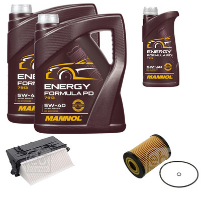 FEBI Inspektionspaket 11L MANNOL Energy Formula PD 5W-40 für Mercedes-Benz GLE