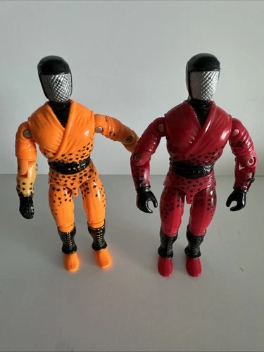 1992 1993 GI JOE SERIES 11 & 12 COBRA NINJA SWORDSMAN SLICE v1 & v2 NO ACCESSORY