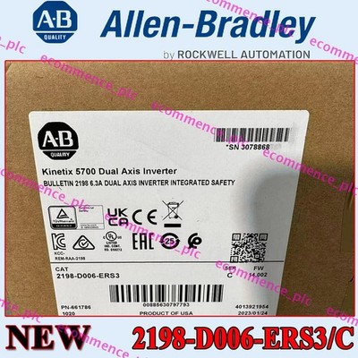 New NEW PLC 2198-D006-ERS3 Kinetix 5700 Dual Axis Inverter 2198 D006 ERS3